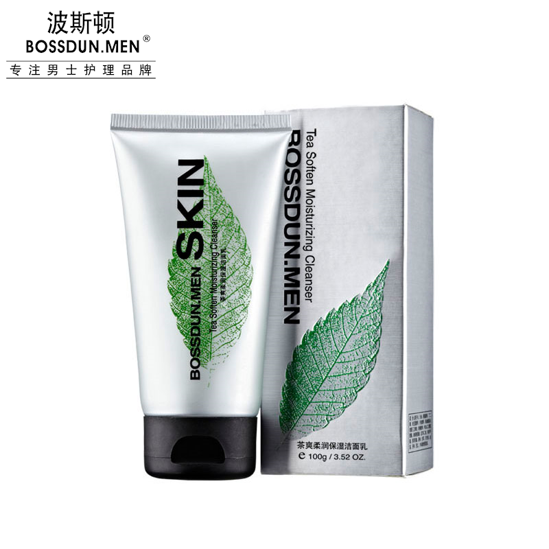 茶爽柔潤保濕潔面乳